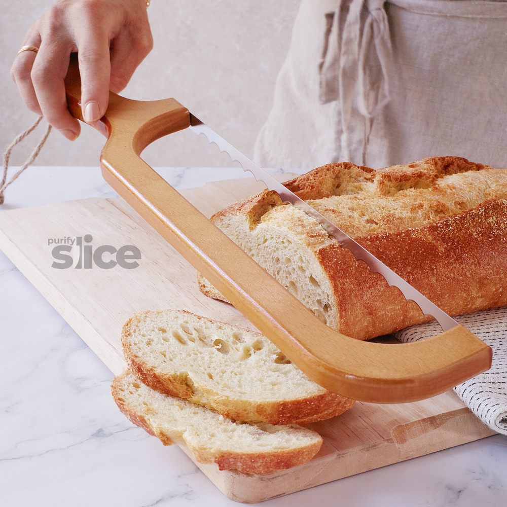 PurifySlice™ – Precision Bread Bow Knife